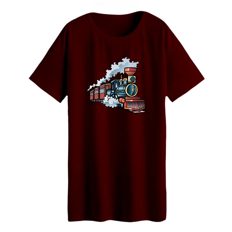 تی شرت لانگ زنانه مدل قطار کد 2