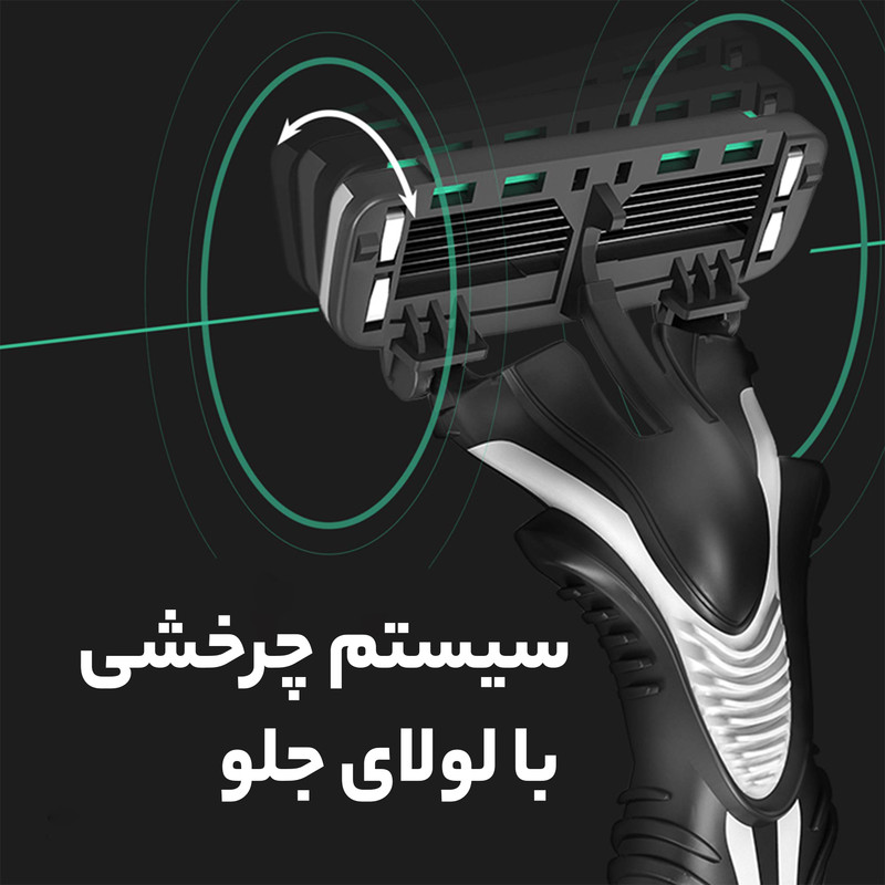 خود تراش دورکو مدل 6blade تحت لیسانس بسته 10 عددی