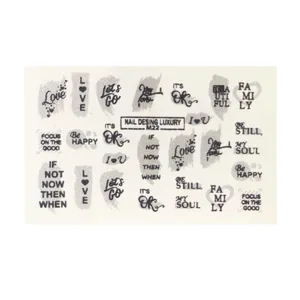 استیکر طراحی ناخن مدل M-22