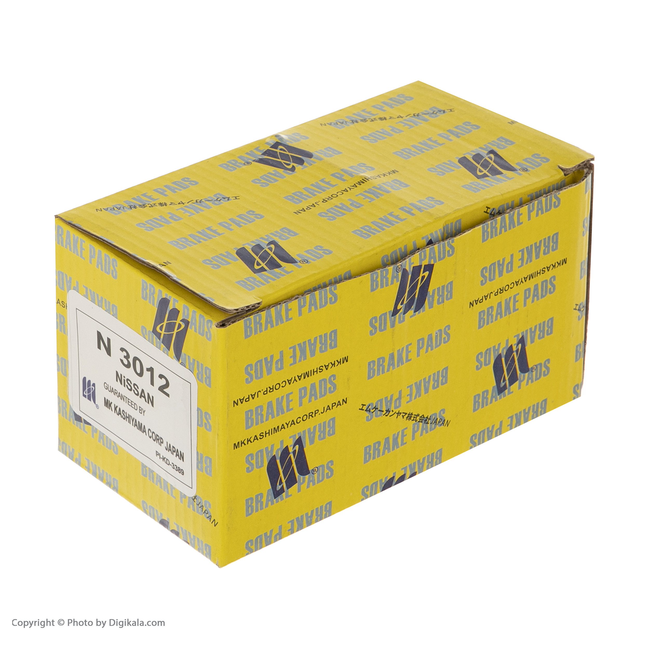 لنت ترمز جلو ام کی کاشیاما کورپ مدل N3012 مناسب برای نیسان وانت