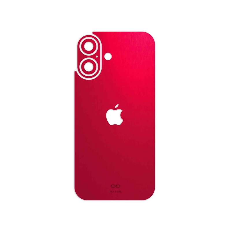 برچسب پوششی ماهوت مدل Matte-Warm-Red مناسب برای گوشی موبایل اپل iPhone 16
