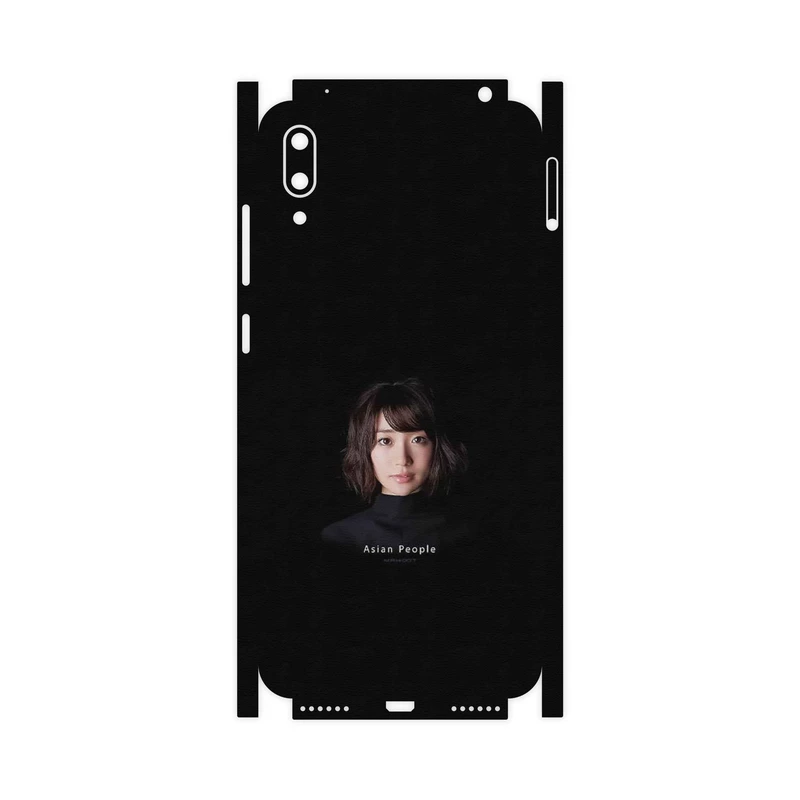 برچسب پوششی ماهوت مدل Portrait of an Asian Woman-FullSkin مناسب برای گوشی موبایل هوآوی Y7 Pro 2019