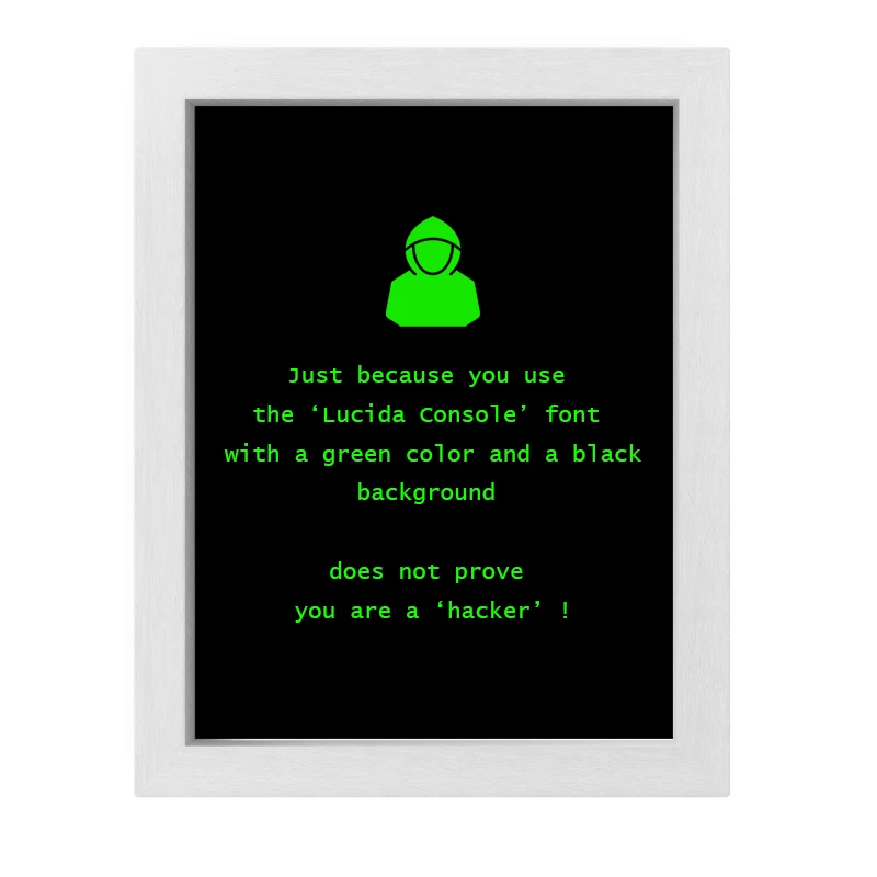 تابلو طرح برنامه نویسی مدل هکر Hacker