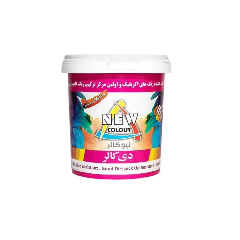 رنگ سبز صدری تیره نیم براق اکرولیک نیوکالر کد 7-19-4 حجم 1 لیتر