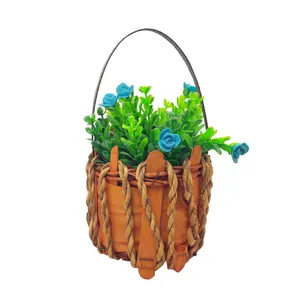سبد گل مصنوعی مدل طنابی 003
