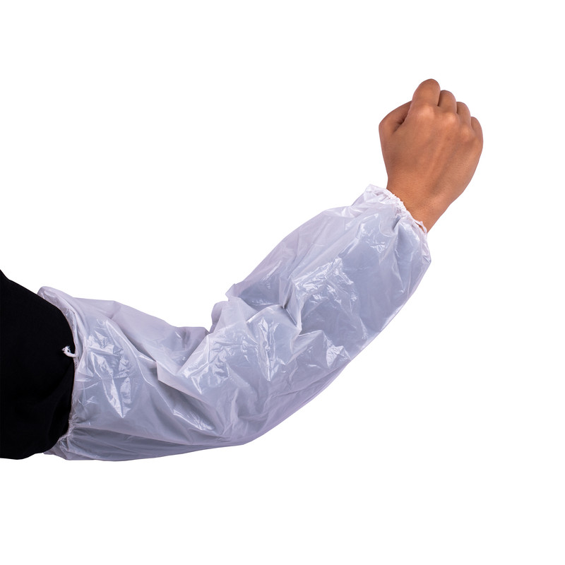 کاور آستین یکبار مصرف مدل نایلونی بسته 100 عددی