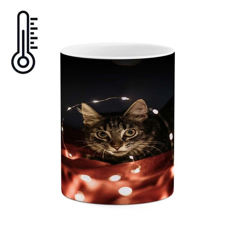 ماگ حرارتی کاکتی مدل گربه کد mgh16576