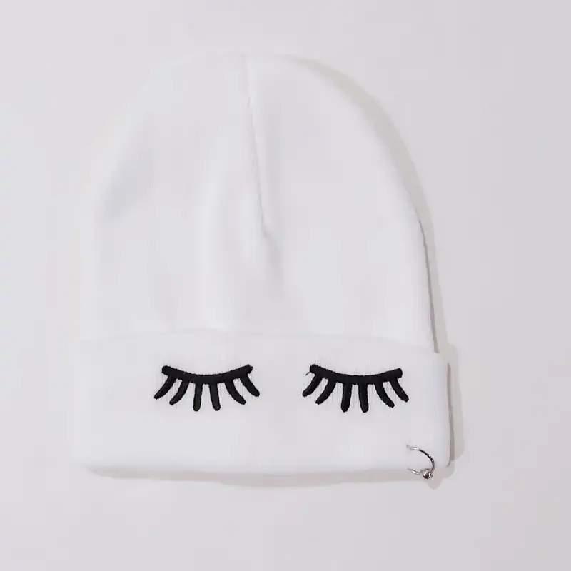 کلاه بافتنی مدل چشمک کد 2021