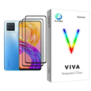 Junbo Viva Glass MIX002 Screen Protector For Realme 8 Pro Pack Of 2