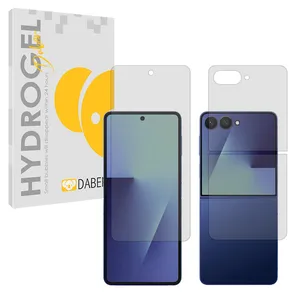 Daben Tough model matte screen protector suitable for Samsung Galaxy Z Flip7 mobile phone Along with the phone back protector