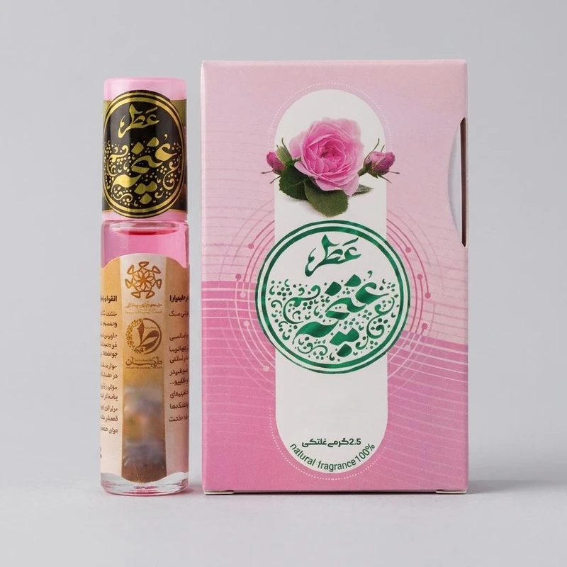 عطر جیبی طیبستان مدل غنچه محمدی حجم 2.5 میلی لیتر