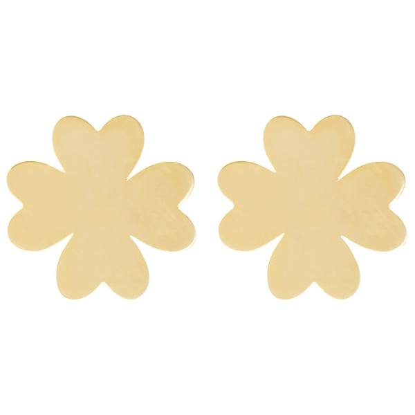 گوشواره طلا 18 عیار زنانه کانیار گالری کد GOA76