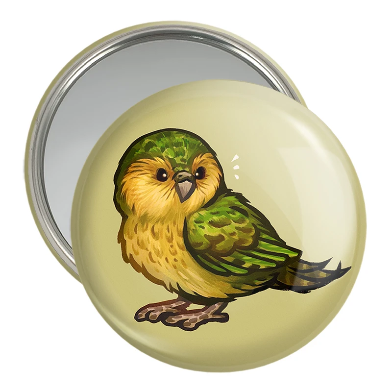 آینه جیبی خندالو مدل گنجشک حیوانات بامزه  کد 21052