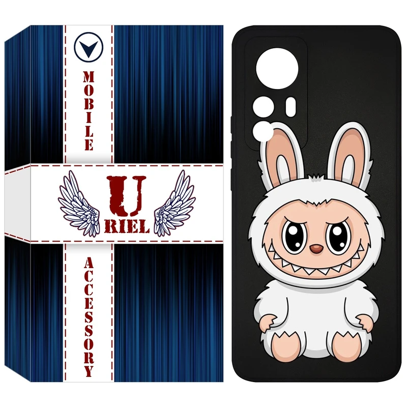 کاور یوریل قاب مدل KSH کد 113 طرح عروسک لبوبو مناسب برای گوشی موبایل شیائومی 12T Pro / Redmi K50 Ultra