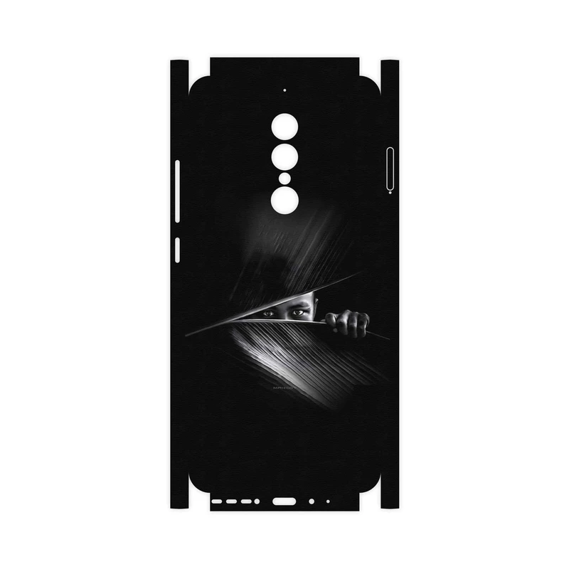 برچسب پوششی ماهوت مدل Black Portrait-FullSkin مناسب برای گوشی موبایل جی ال ایکس Shahin