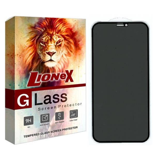 محافظ صفحه نمایش حریم شخصی لایونکس مدل PFLI مناسب برای گوشی موبایل اپل iPhone 12