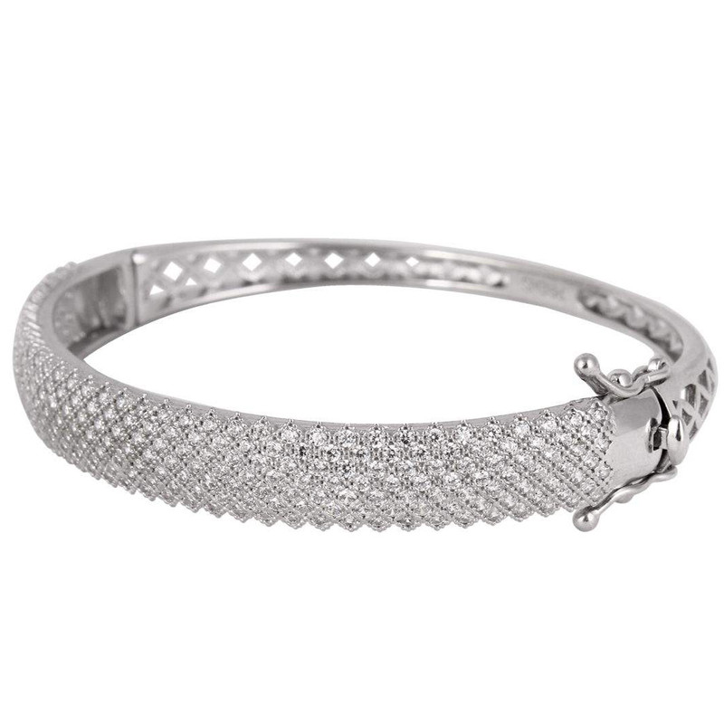 دستبند نقره زنانه کد 180316 AL