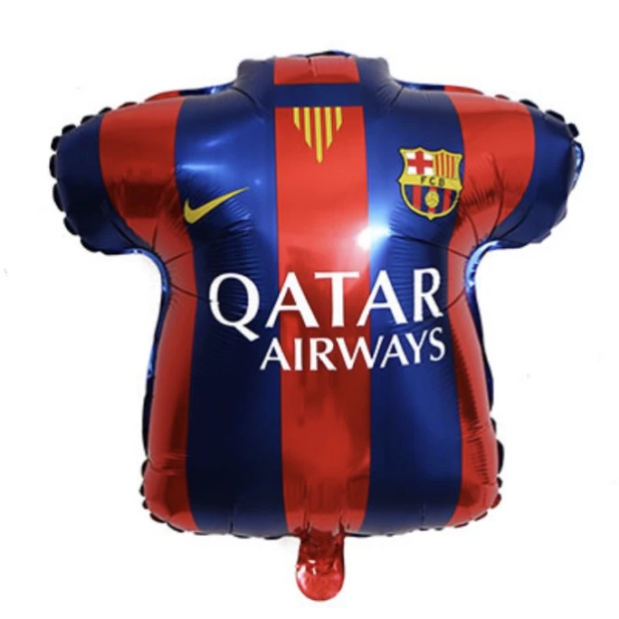 بادکنک فویلی پارتی لند تهران مدل پیراهن تیم بارسلونا کد 1182