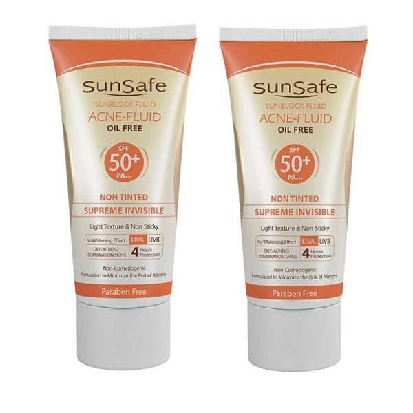 کرم ضدآفتاب سانسیف مدل ACNE FLUID حجم 50 میلیلیتر مجموعه 2 عددی - - 2