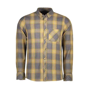 پیراهن آستین بلند مردانه پاتن جامه مدل رگولار فیت 102721010381805 