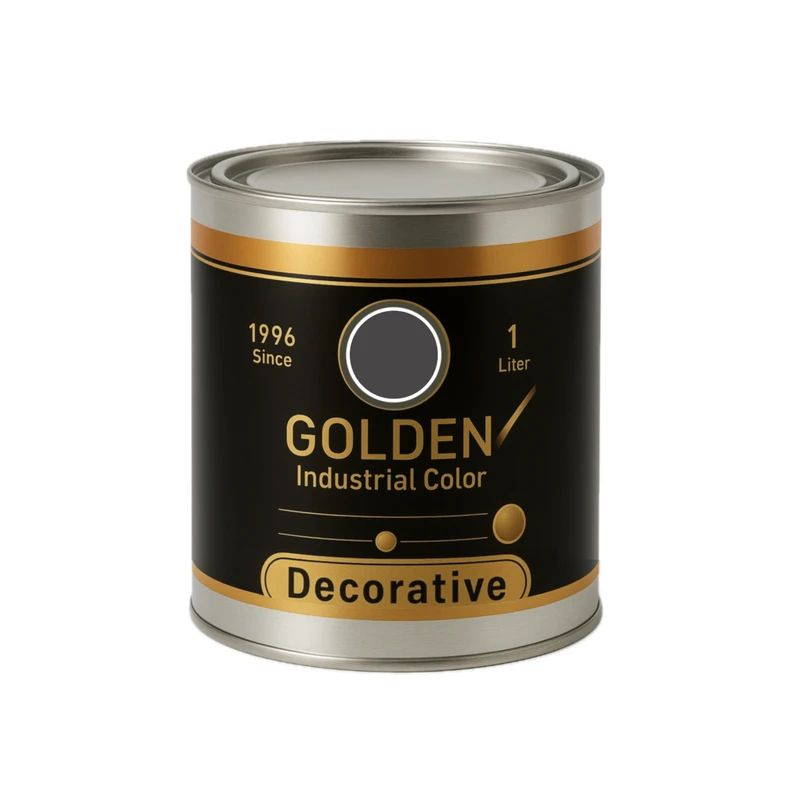 رنگ طوسی تیره مات روغنی تات کد 8500-n حجم 1 لیتر