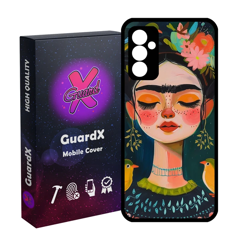 کاور گارد ایکس طرح دخترانه مدل Glass10785 مناسب برای گوشی موبایل سامسونگ Galaxy S23 FE