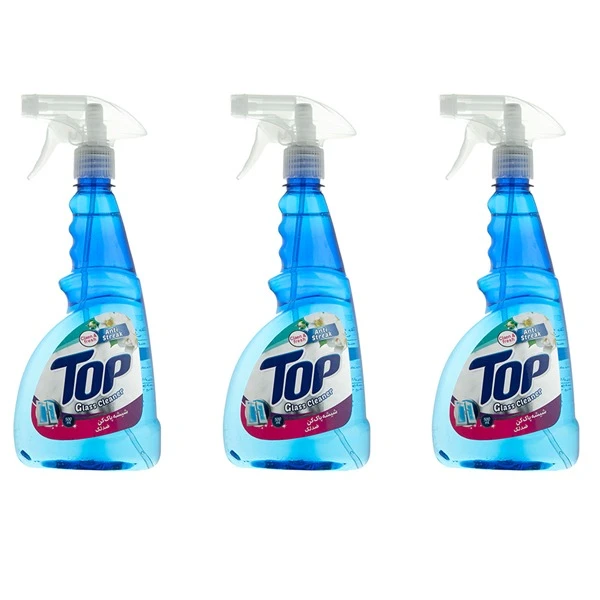 شیشه پاک کن تاپ  مدل Tحجم 500 میلی لیتر مجموعه 3عددی