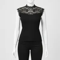 بلوز زنانه مدل یقه دانتل