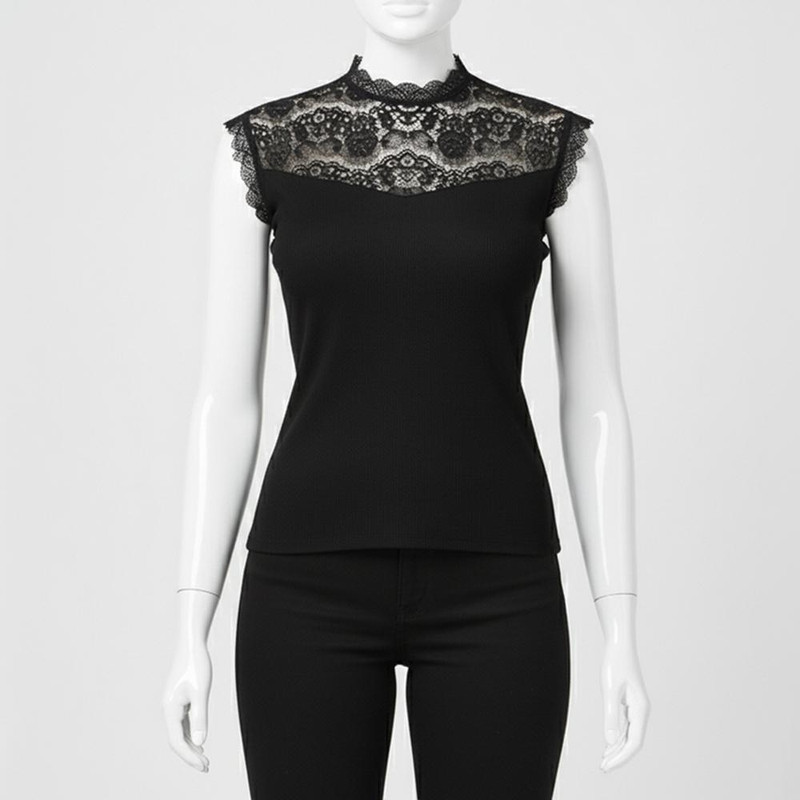 بلوز زنانه مدل یقه دانتل