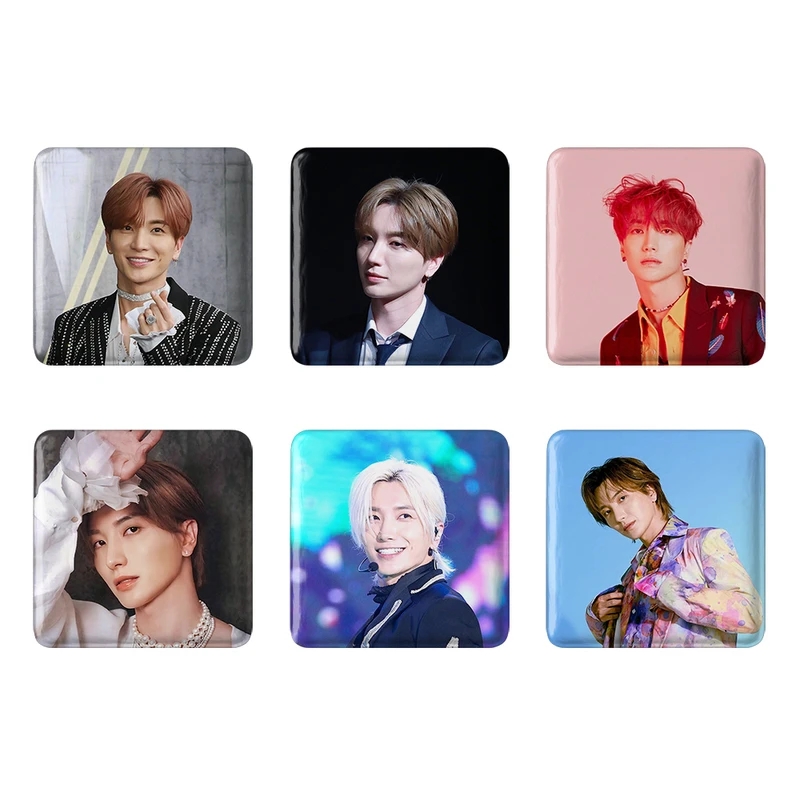 مگنت خندالو طرح لیتوک گروه سوپر جونیور Super Junior کد 1289A مجموعه 6 عددی