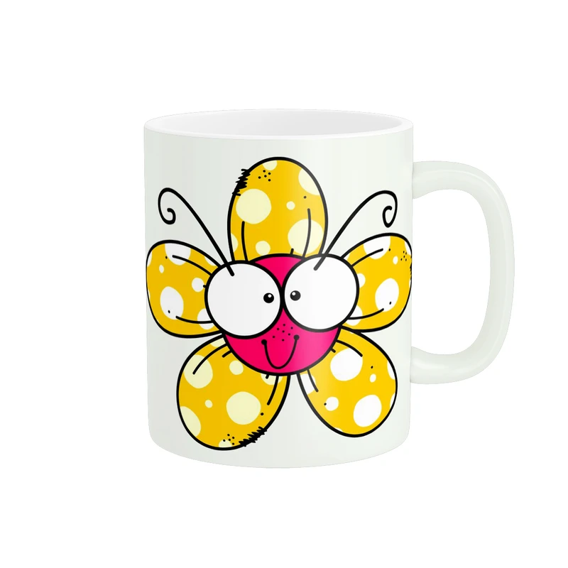 ماگ پاد آفرین طرح گل کد 4548