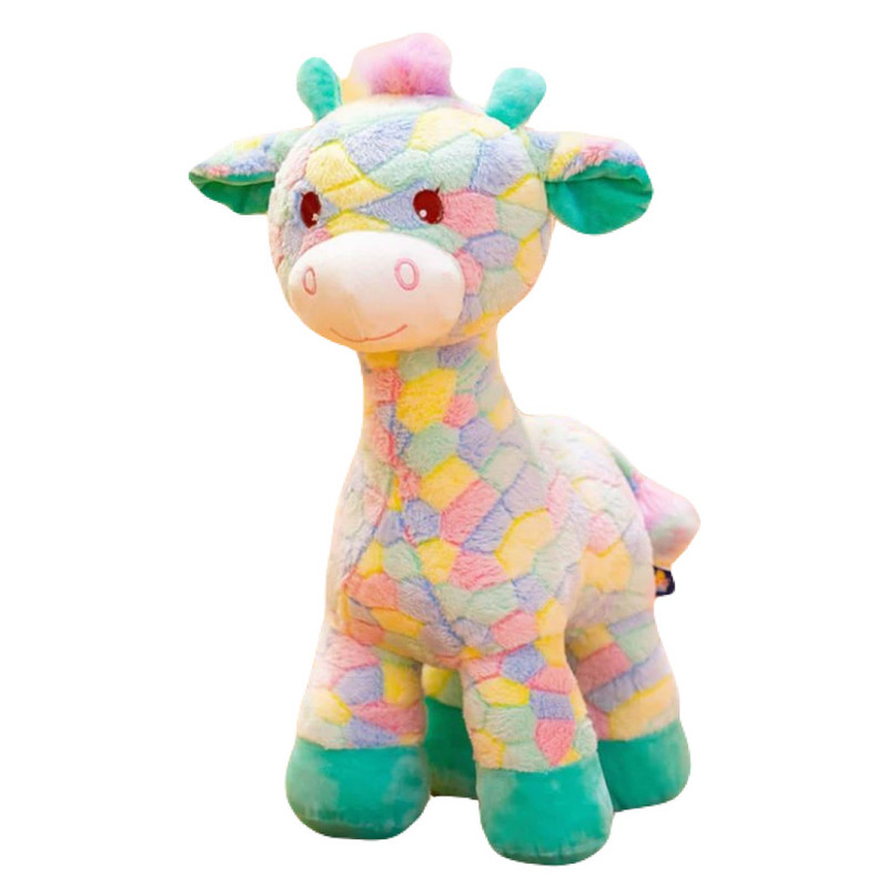 عروسک پولیشی مدل زرافه ارتفاع 30 سانتی متر