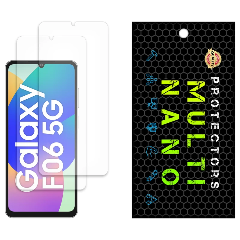 محافظ صفحه نمایش مات مولتی نانو مدل X-S2M مناسب برای گوشی موبایل سامسونگ Galaxy F06 5G بسته دو عددی