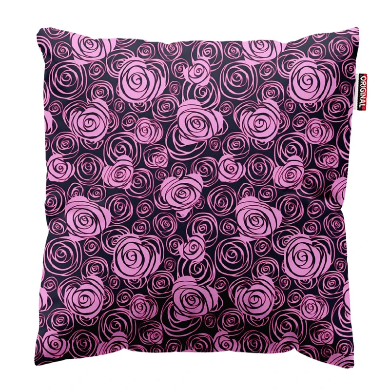  کوسن پاد آفرین طرح گل کد 3652 سایز 30*30 سانتی متر