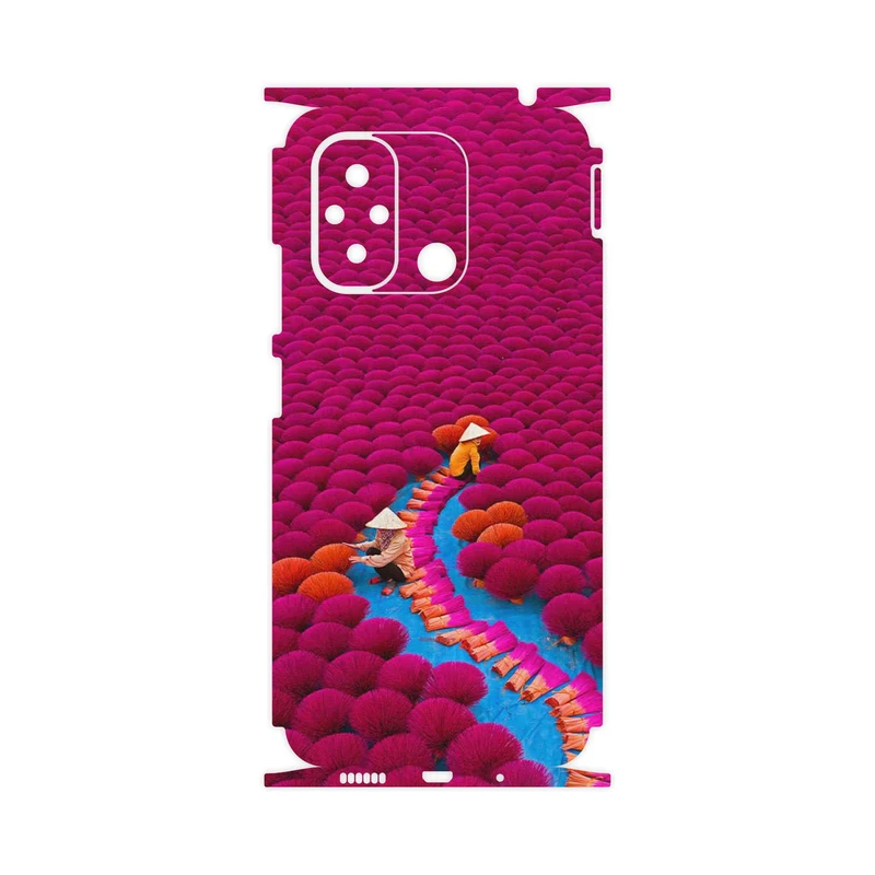 برچسب پوششی ماهوت مدل Vietnam Incense Wood Farms-FullSkin مناسب برای گوشی موبایل شیائومی Redmi 12C