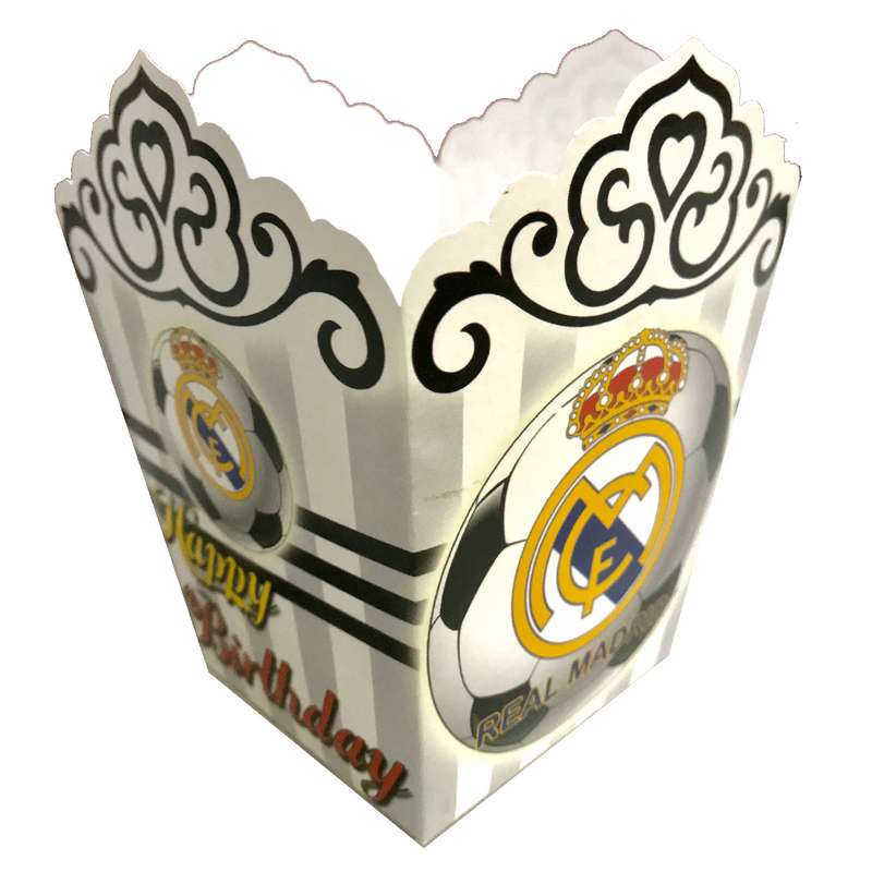 ظرف پاپ کورن مسترتم طرح رئال مادرید بسته 10 عددی