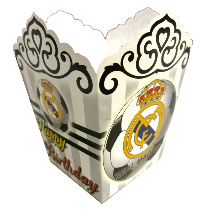 ظرف پاپ کورن مسترتم طرح رئال مادرید بسته 10 عددی