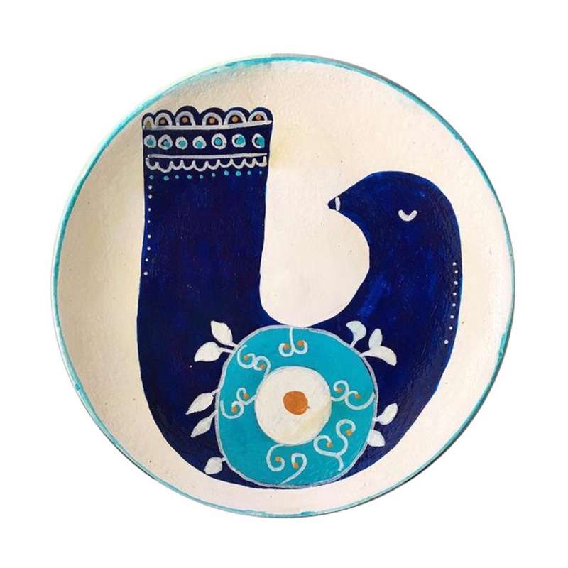 بشقاب دیوارکوب سفالی کد 6753623
