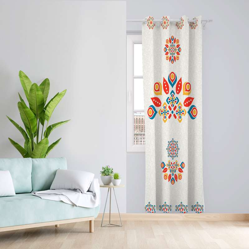 پرده مدل مخمل پانچی کد 1977 z سایز 140x200 سانتی متر