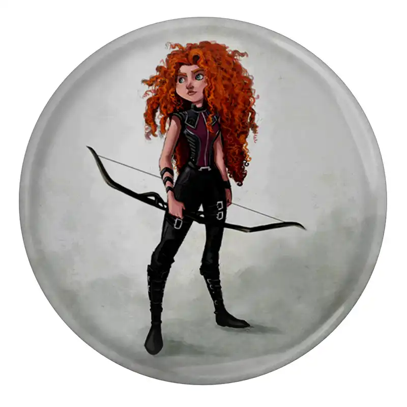 مگنت مدل S13217 طرح کارتون دختر پرنسس مریدا دلیر