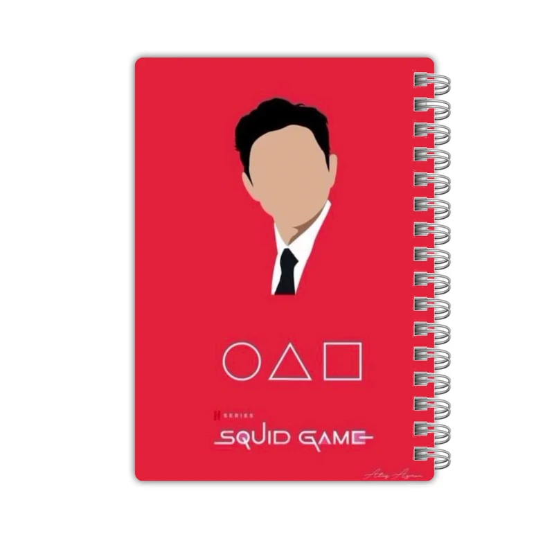 دفترچه یادداشت 50 برگ مدل Squid Game کد 2229