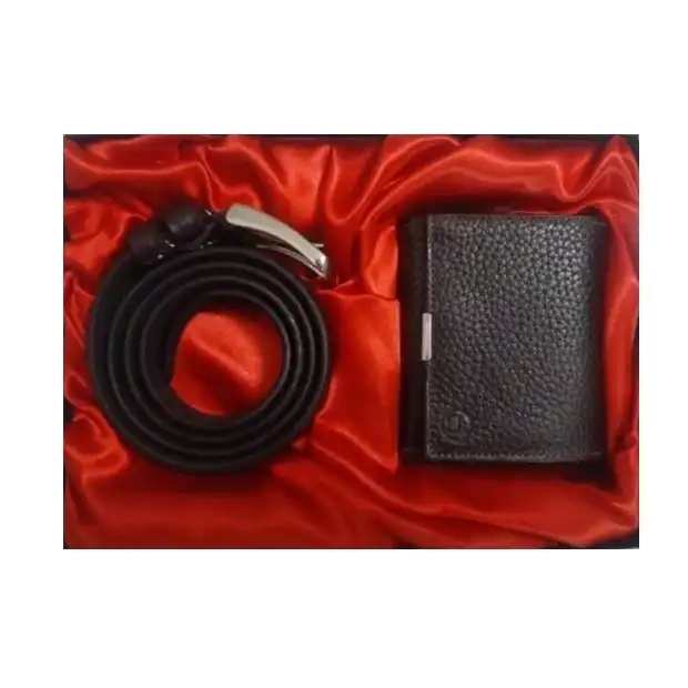 ست هدیه مردانه  چرم سون مدل Sn006-gh-F