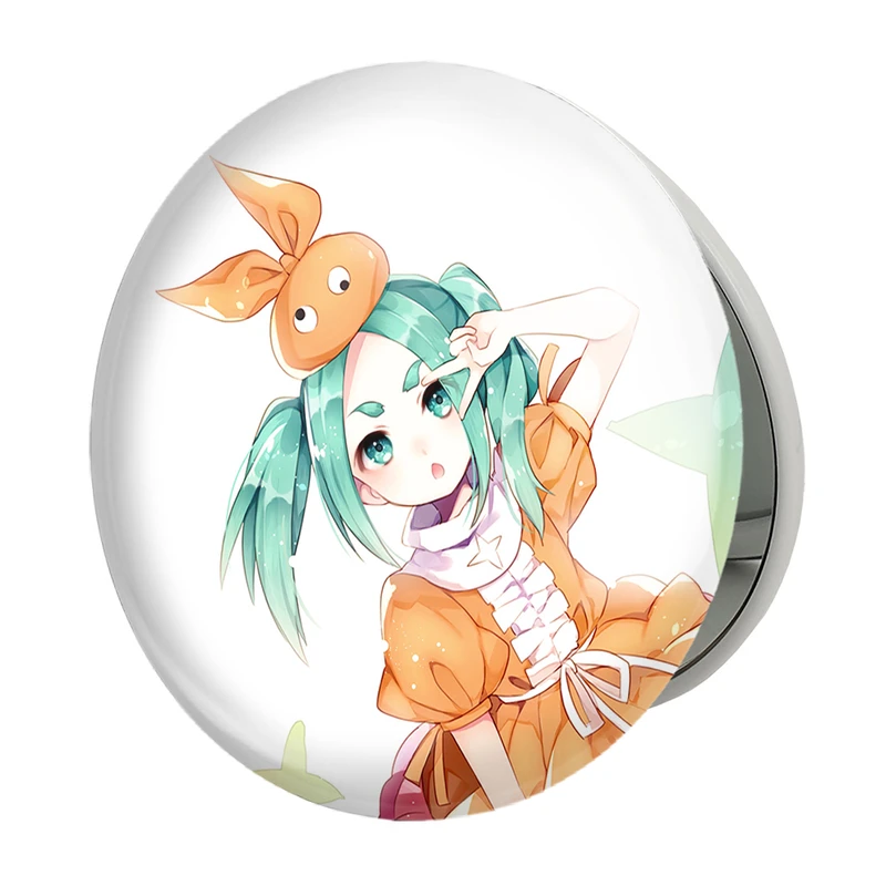 آینه جیبی خندالو طرح یوتسوگی انیمه مونوگاتاری مدل تاشو کد 16179 