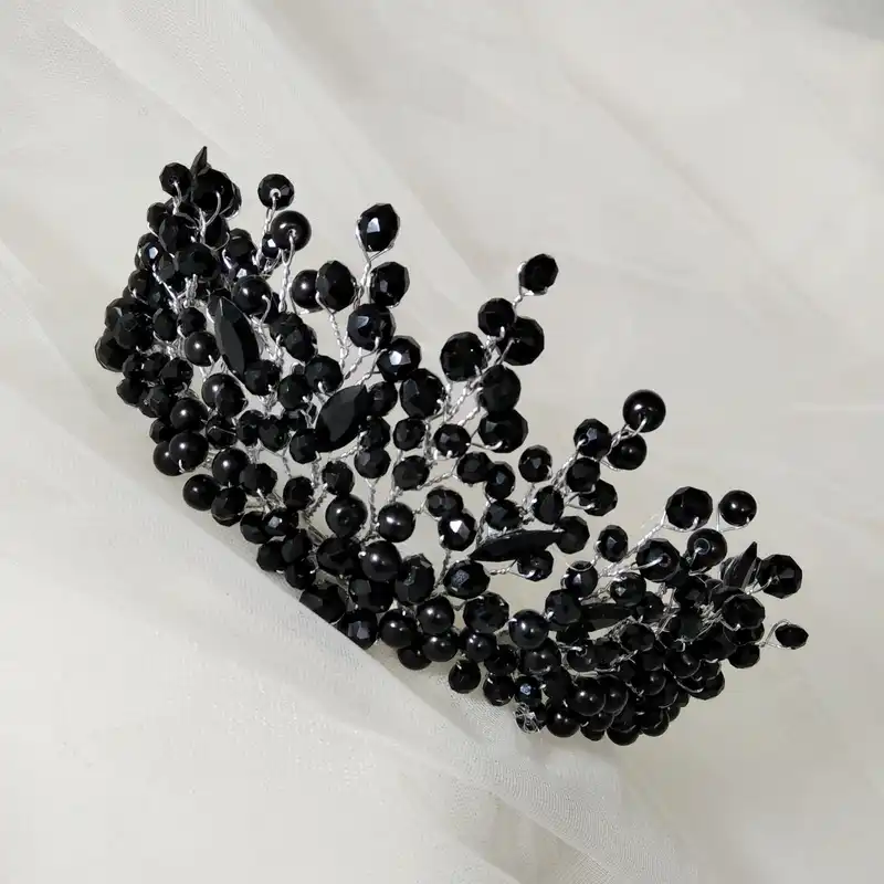 تاج مو زنانه مدل کریستالی