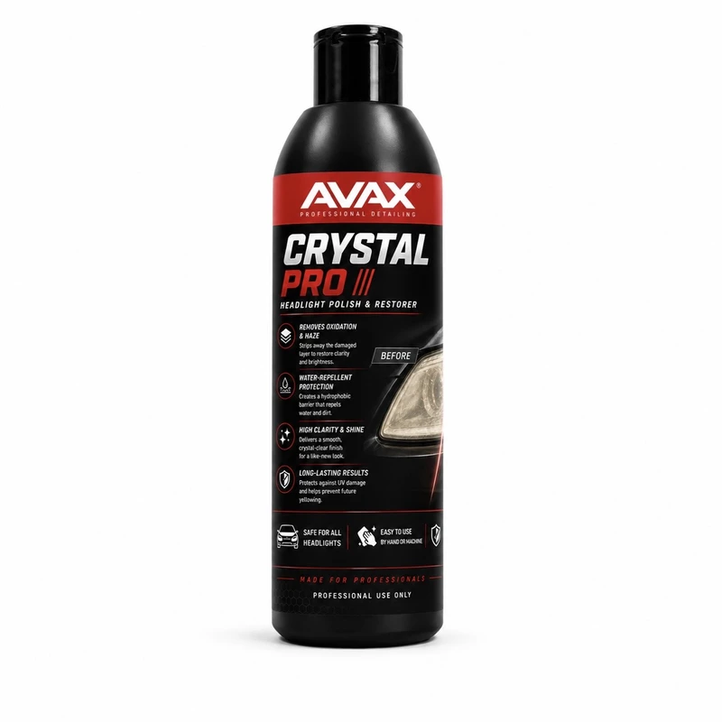 پولیش و احیاکننده چراغ خودرو اواکس مدل Crystal-Pro حجم 250 میلی‌لیتر