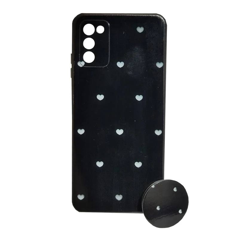 کاور  کد 1651 مناسب برای گوشی موبایل سامسونگ GALAXY A03s به همراه پایه نگهدارنده