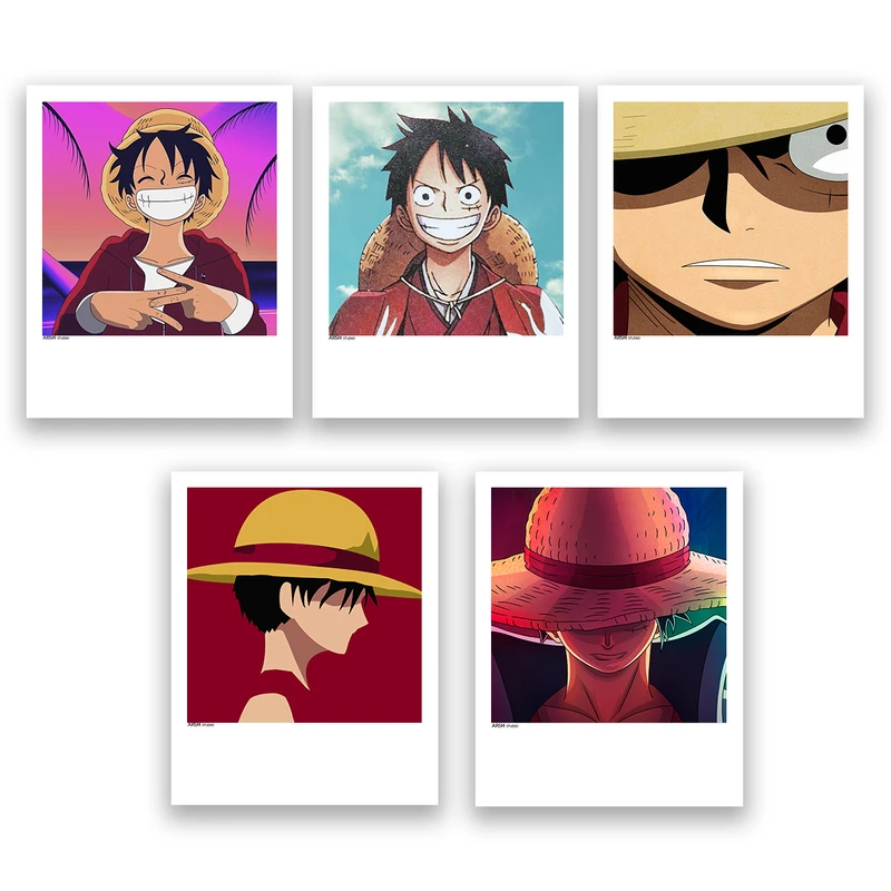 آویز تزیینی عرش مدل انیمه وان پیس one piece کد Asa046 مجموعه 5عددی