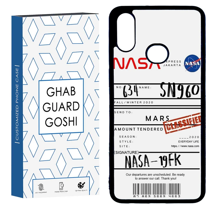 کاور قاب گارد گوشی طرح ناسا کد TPU-192 مناسب برای گوشی موبایل سامسونگ GALAXY A10S