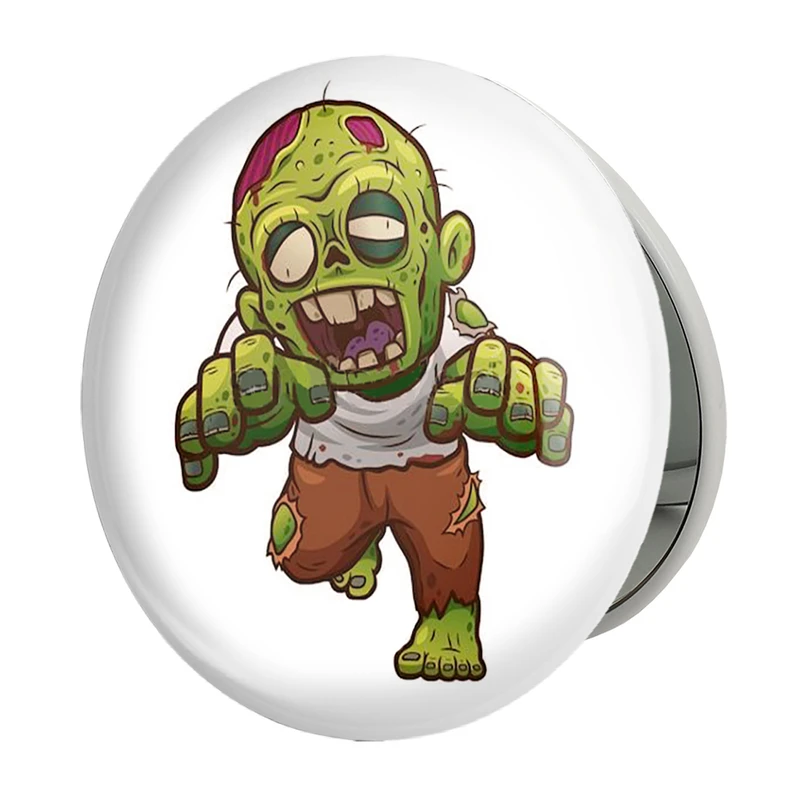 آینه جیبی خندالو طرح زامبی مدل تاشو کد 1495 