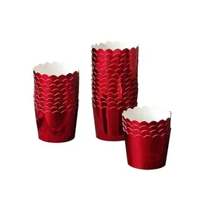 کپسول کاپ کیک مدل لیزری مجموعه 50 عددی
